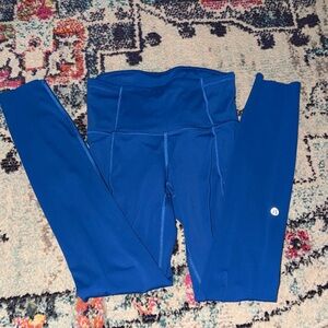 lululemon athletica Blue Leggings